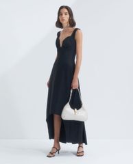 CHARLES & KEITH - Túi đeo vai nữ hình thang Metallic Accent Hobo