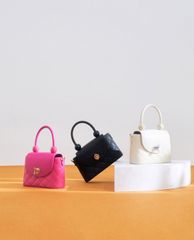 CHARLES & KEITH - Túi xách nữ tay cầm tròn thời trang