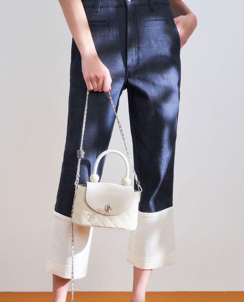 CHARLES & KEITH - Túi xách nữ tay cầm tròn thời trang