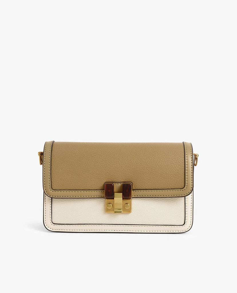CHARLES & KEITH - Ví cầm tay nữ chữ nhật Stone Embellished