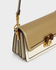 CHARLES & KEITH - Ví cầm tay nữ chữ nhật Stone Embellished