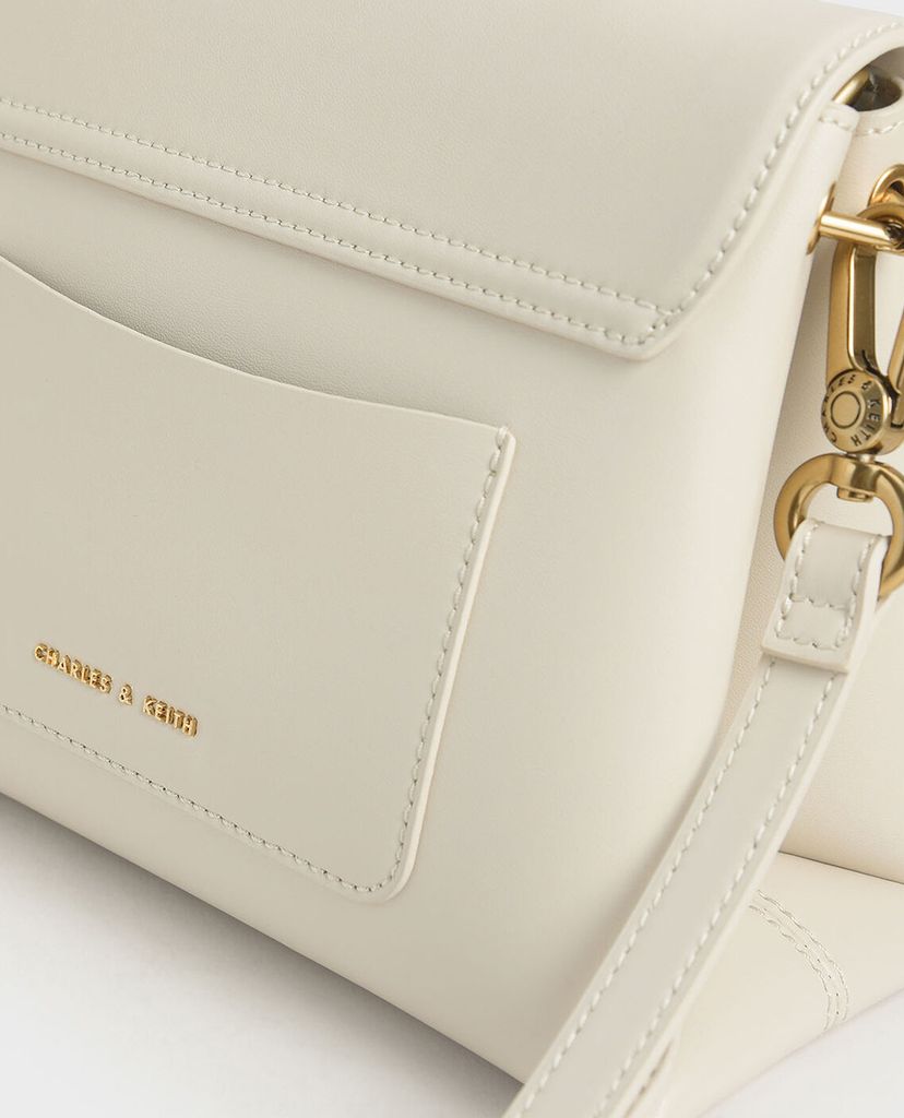 CHARLES & KEITH - Túi xách tay nữ Stone Embellished