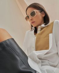 CHARLES & KEITH - Kính mát nữ thời trang Oval