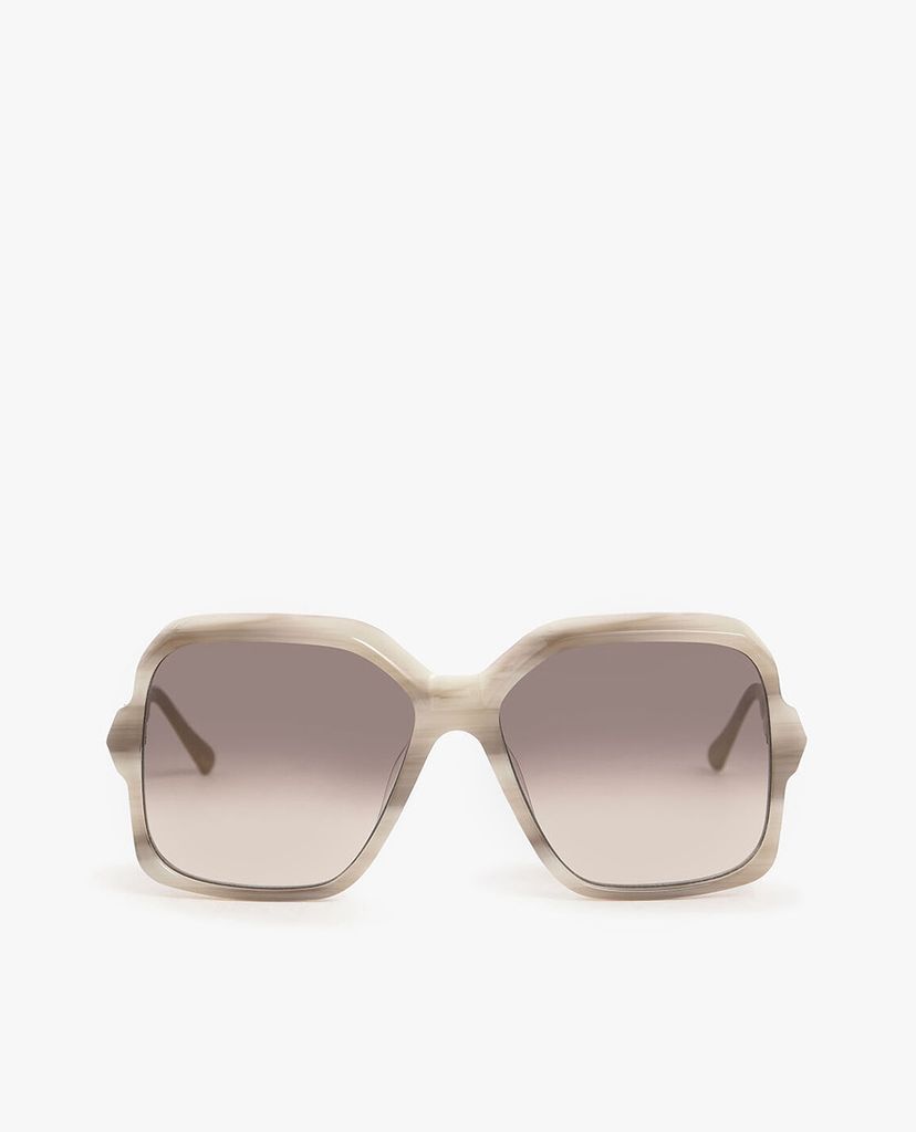 CHARLES & KEITH - Kính mát nữ gọng vuông Oversized Square