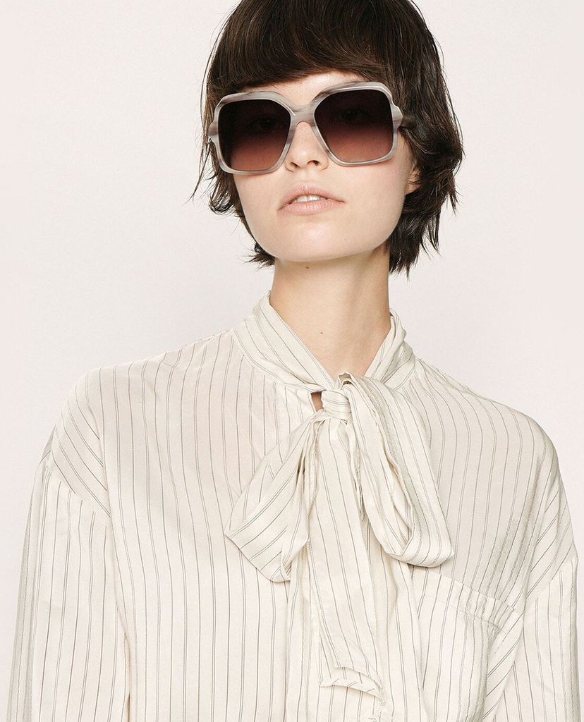 CHARLES & KEITH - Kính mát nữ gọng vuông Oversized Square