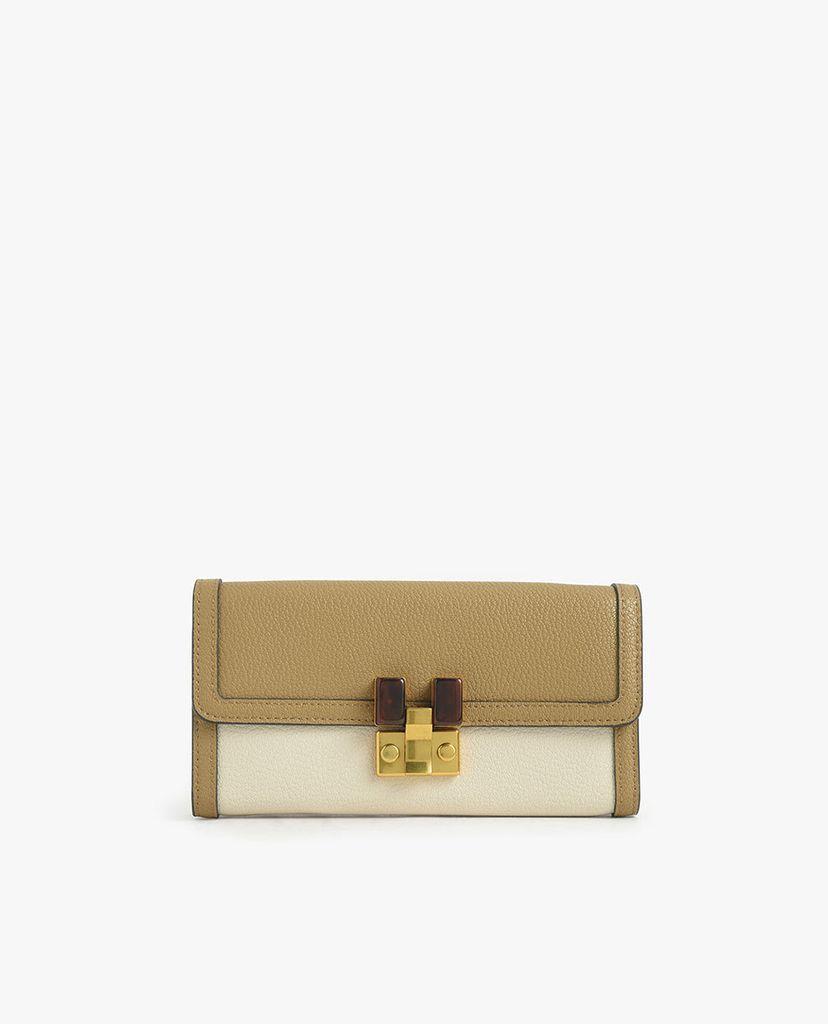 CHARLES & KEITH - Ví nữ dáng dài phối dây đeo Stone Embellished
