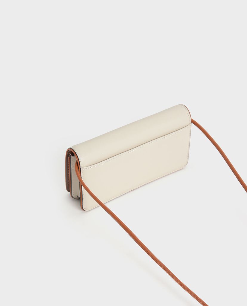 CHARLES & KEITH - Ví cầm tay nữ chữ nhật thời trang