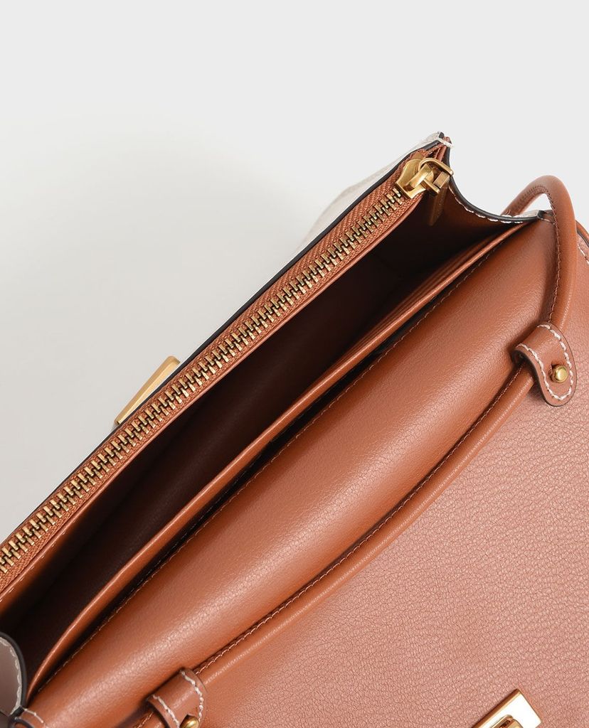 CHARLES & KEITH - Ví cầm tay nữ chữ nhật thời trang