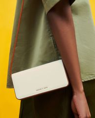 CHARLES & KEITH - Ví cầm tay nữ chữ nhật thời trang