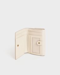 CHARLES & KEITH - Ví nữ mini dạng gập Snap Button