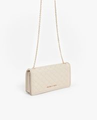 CHARLES & KEITH - Ví nữ cầm tay chữ nhật Quilted Pouch