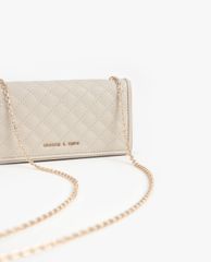CHARLES & KEITH - Ví nữ cầm tay chữ nhật Quilted Pouch