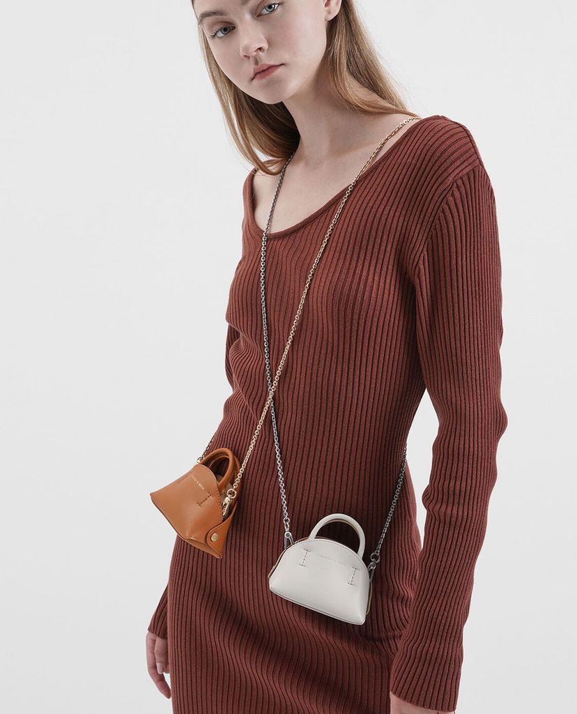 CHARLES & KEITH - Túi đeo chéo Mini Dome