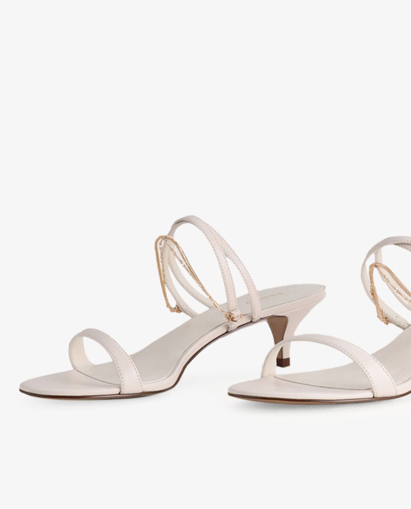 PEDRO - Giày sandals cao gót Gold Chain Strappy