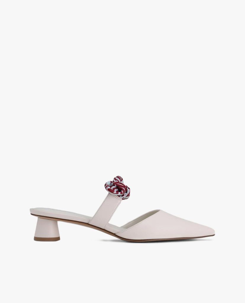 PEDRO - Giày cao gót mũi nhọn hở gót Knotted Pointed Toe Mules