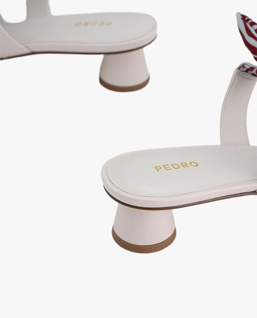 PEDRO - Giày cao gót mũi nhọn hở gót Knotted Pointed Toe Mules