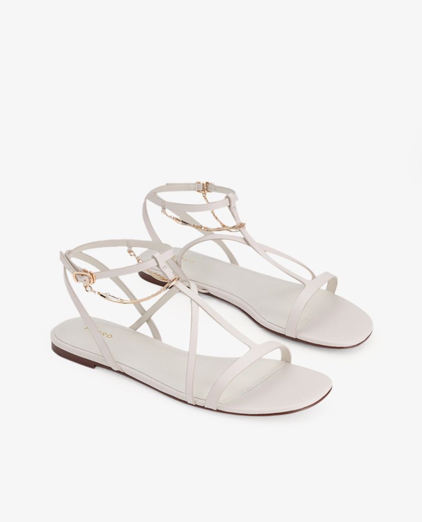 PEDRO - Giày sandal nữ Gold Chain Strappy