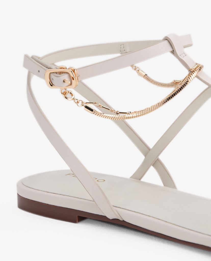 PEDRO - Giày sandal nữ Gold Chain Strappy