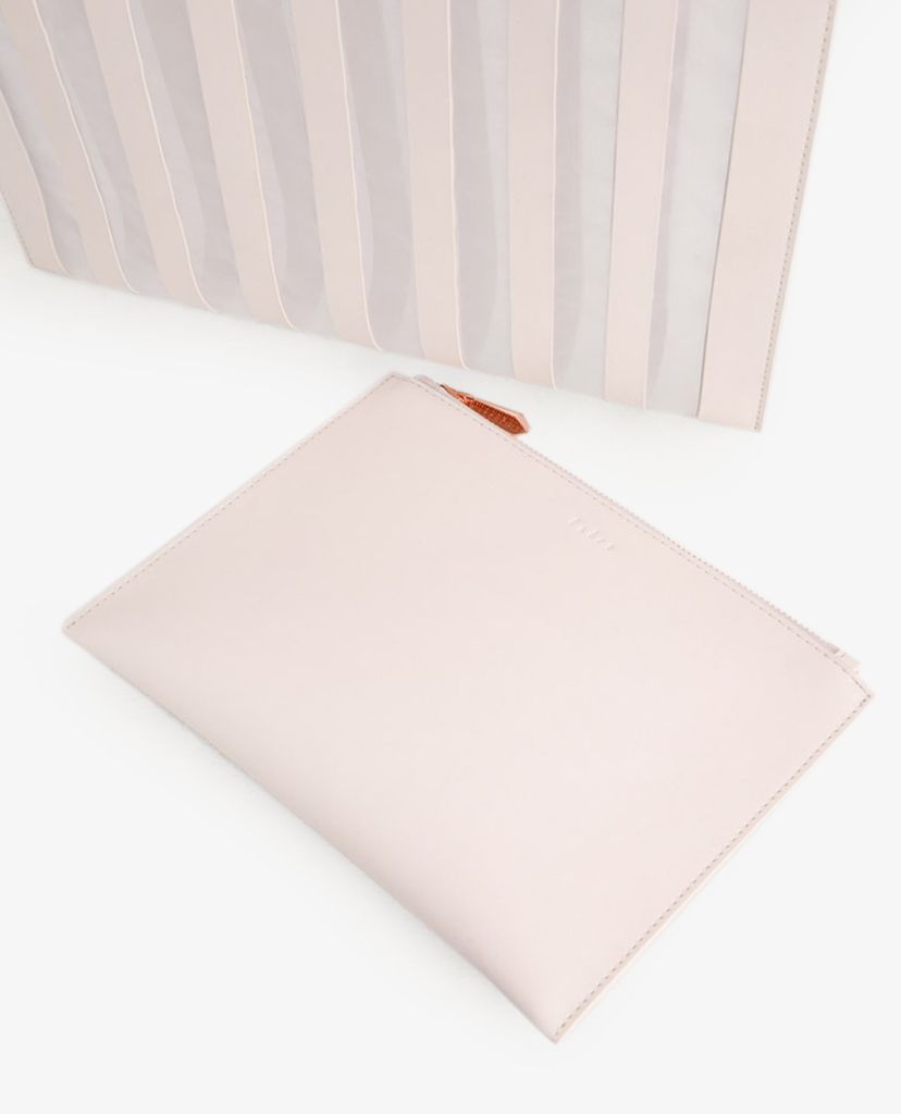PEDRO - Túi xách tay hình chữ nhật Two Way Striped