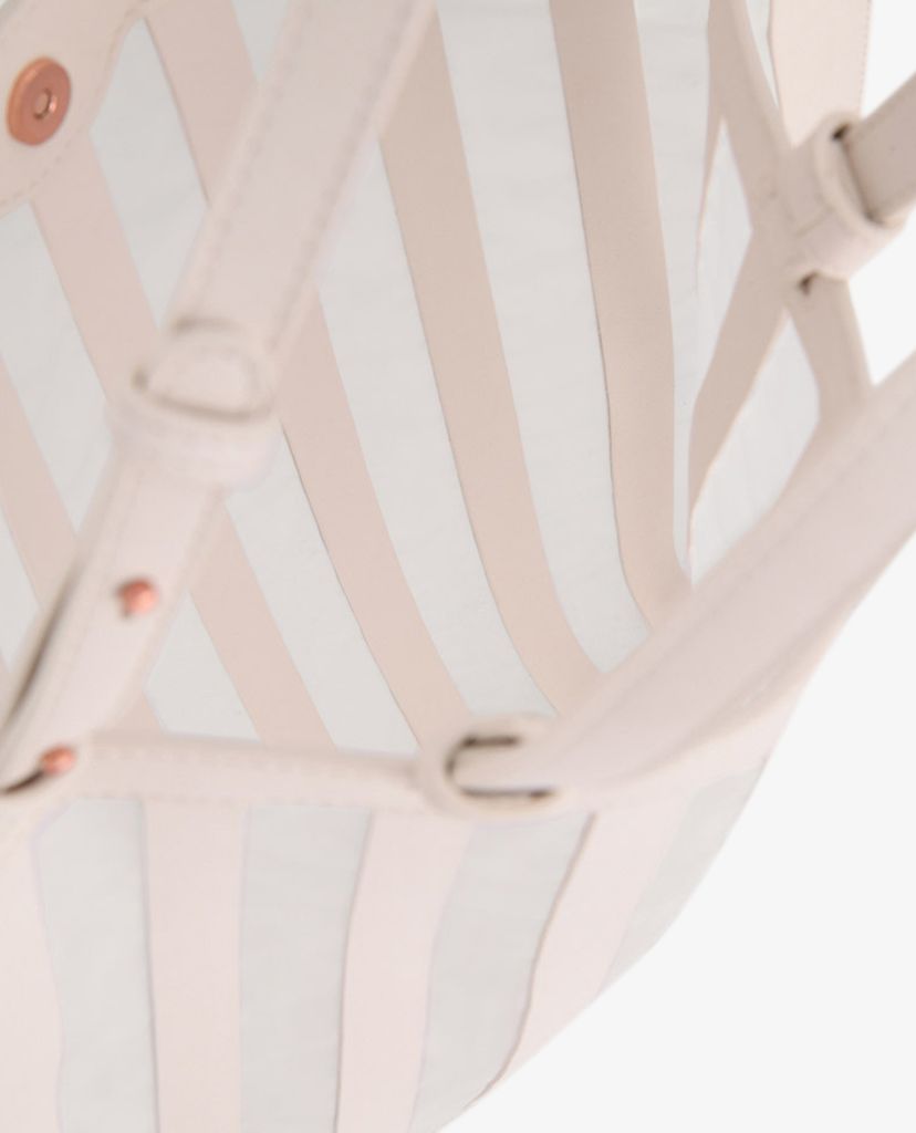 PEDRO - Túi xách tay hình chữ nhật Two Way Striped