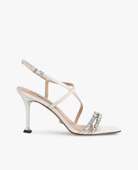 CHARLES & KEITH - Giày cao gót quai ngang Wedding Collection Satin Gem