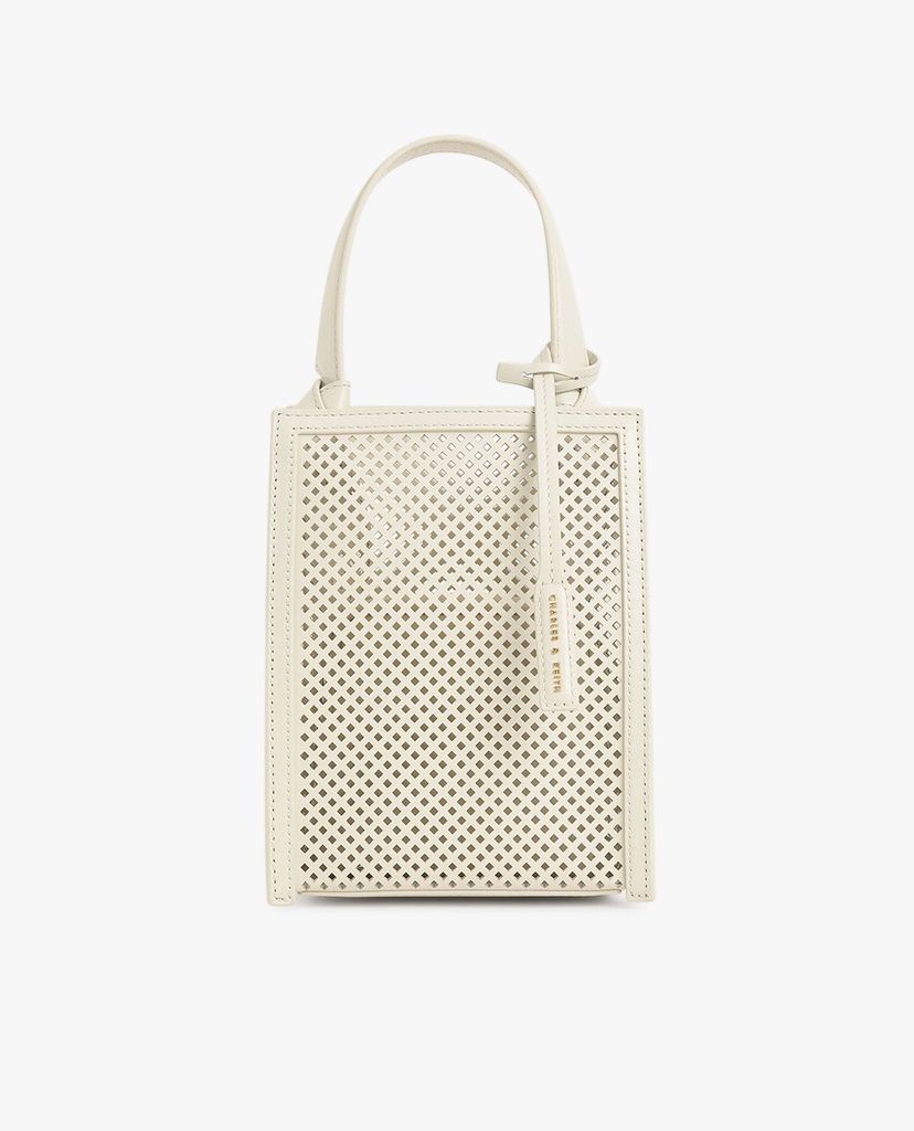 CHARLES & KEITH - Túi tote nữ chữ nhật Knotted Handle