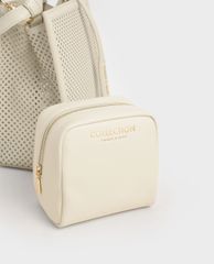 CHARLES & KEITH - Túi tote nữ chữ nhật Knotted Handle