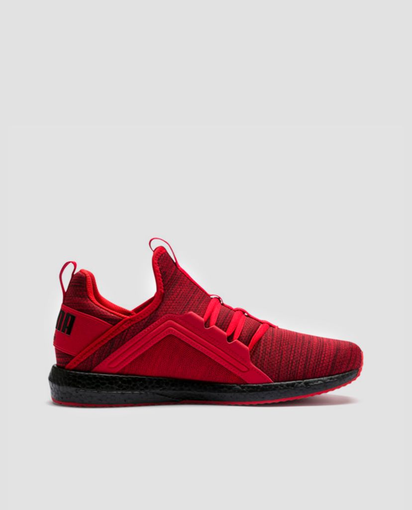 PUMA - Giày Sneaker nam Mega NRGY Heather Knit Red