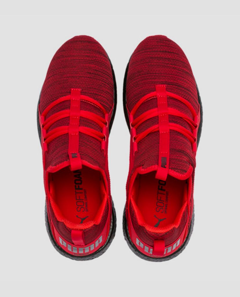 PUMA - Giày Sneaker nam Mega NRGY Heather Knit Red