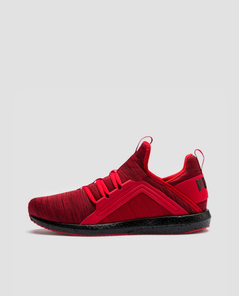 PUMA - Giày Sneaker nam Mega NRGY Heather Knit Red