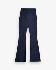 TOPSHOP - Quần kiểu nữ ống loe Navy Glitter Flare