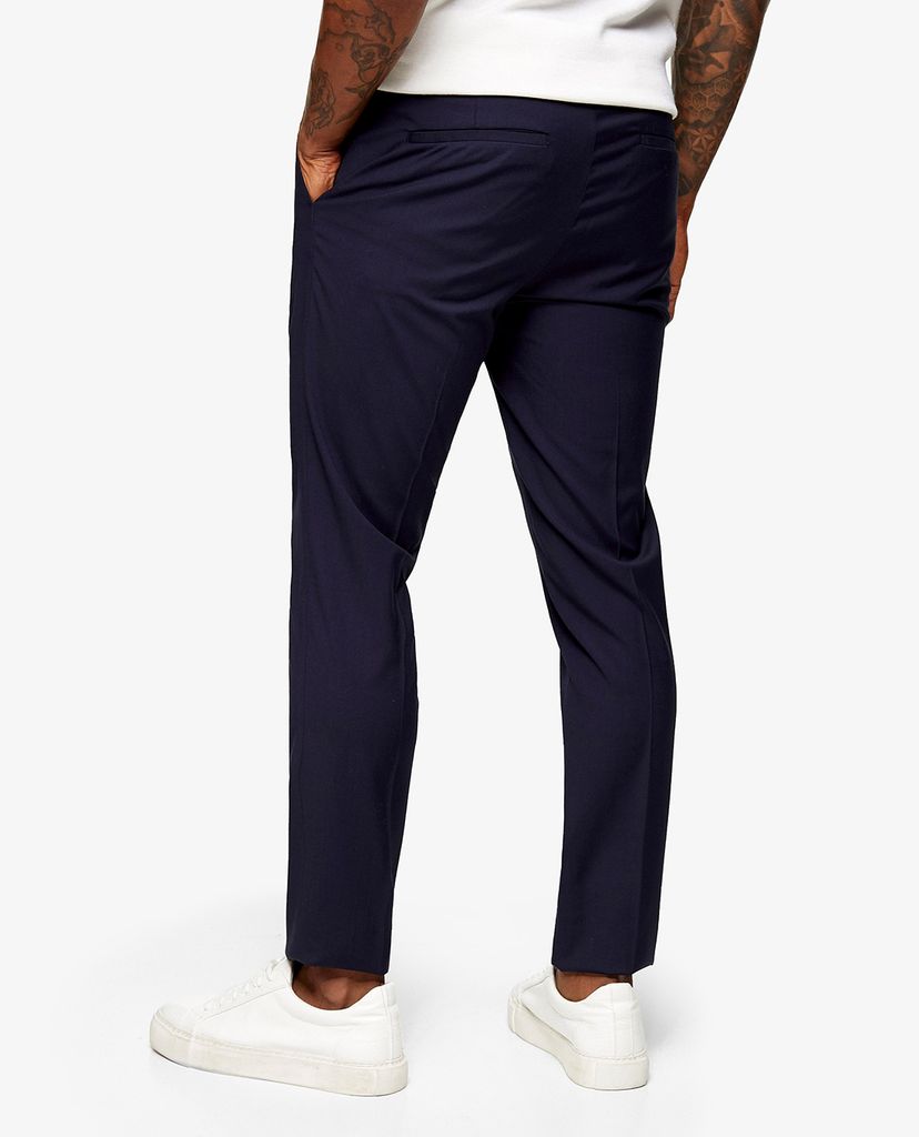 TOPMAN - Quần tây nam phom ôm Navy Skinny