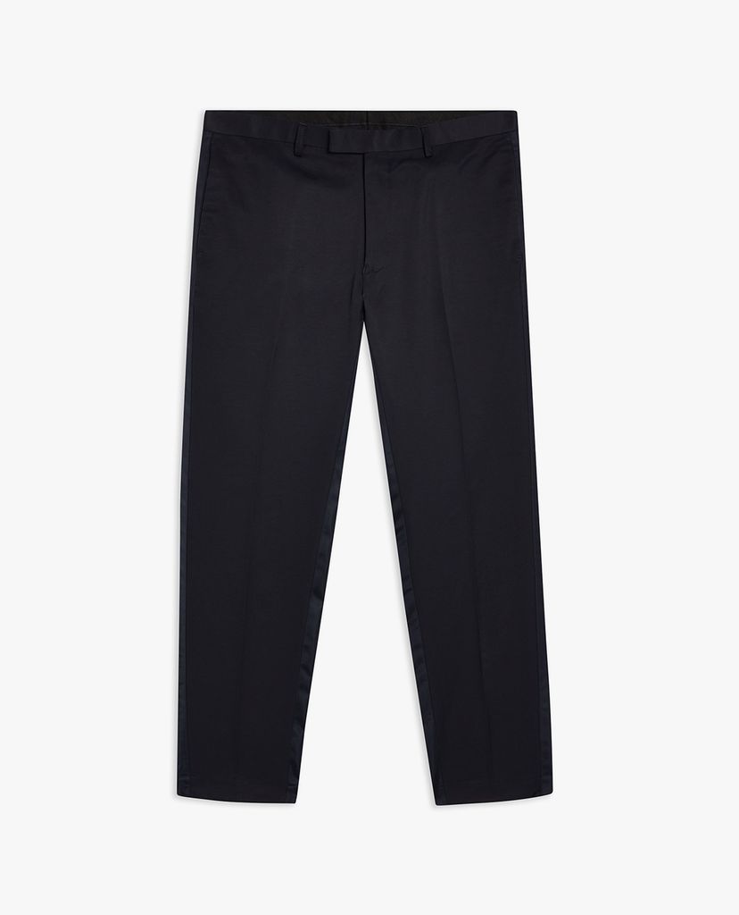 TOPMAN - Quần tây nam phom skinny Navy Side Stripe