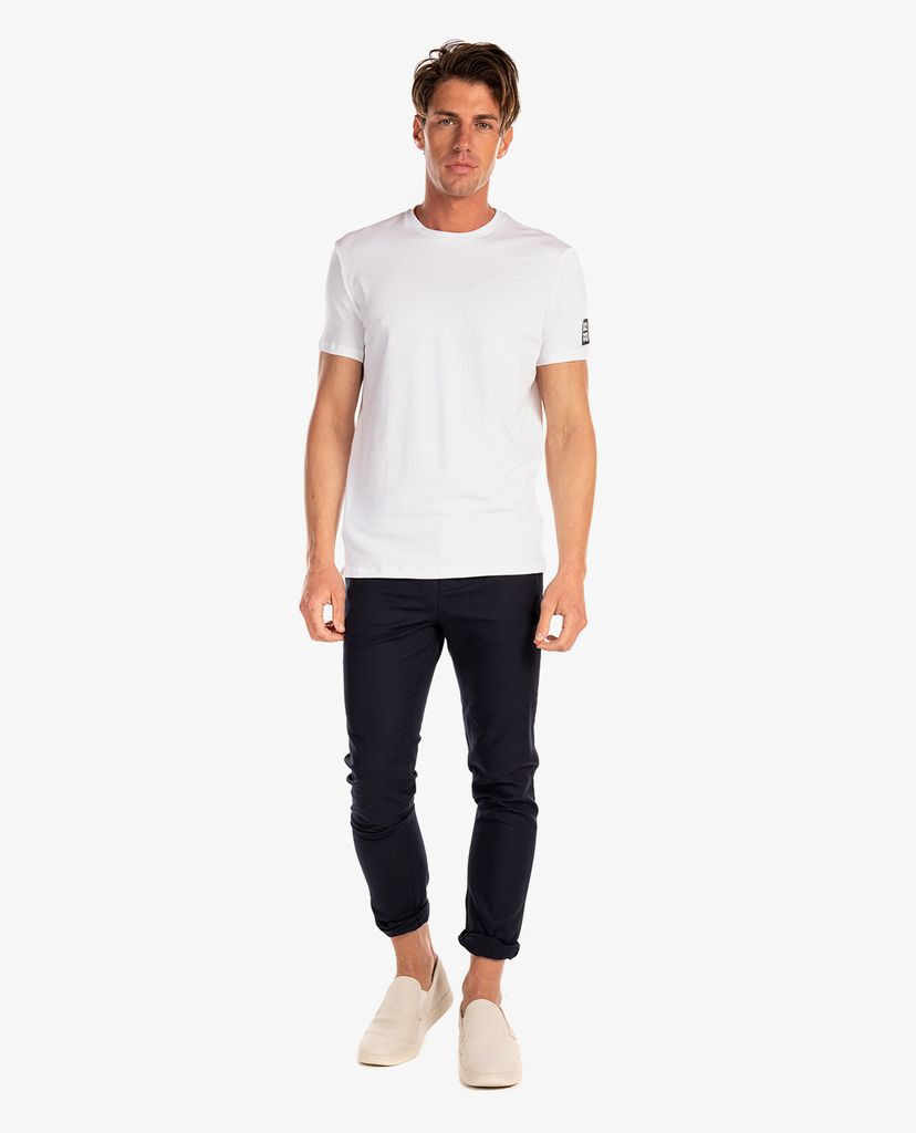 DSQUARED2 - Áo thun nam ngắn tay cổ tròn Logo Patch