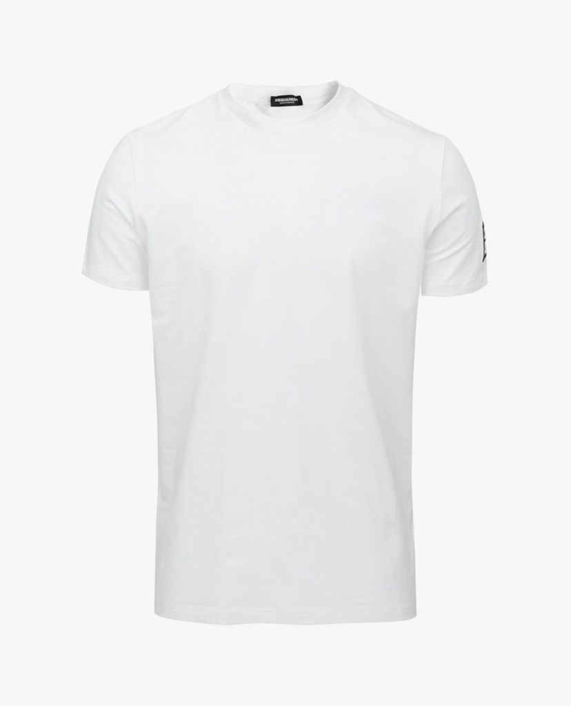 DSQUARED2 - Áo thun nam ngắn tay cổ tròn Logo Patch