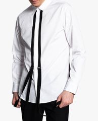 DSQUARED2 - Áo sơ mi nam tay dài cổ bẻ phom suông Brace
