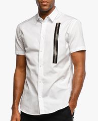 DSQUARED2 - Áo sơ mi nam ngắn tay cổ bẻ Regular Fit
