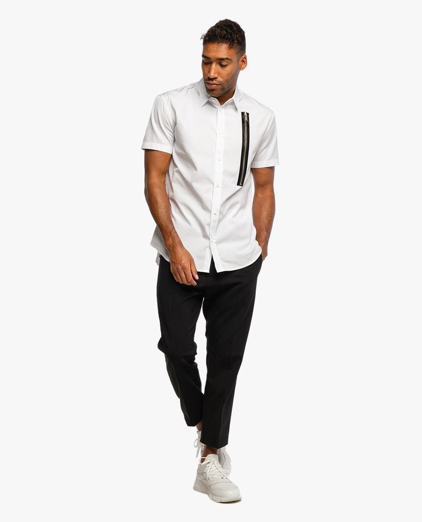 DSQUARED2 - Áo sơ mi nam ngắn tay cổ bẻ Regular Fit