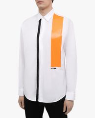 DSQUARED2 - Áo sơ mi nam tay dài cổ bẻ phom suông thời trang