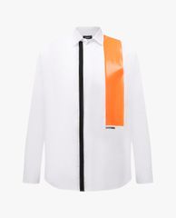 DSQUARED2 - Áo sơ mi nam tay dài cổ bẻ phom suông thời trang