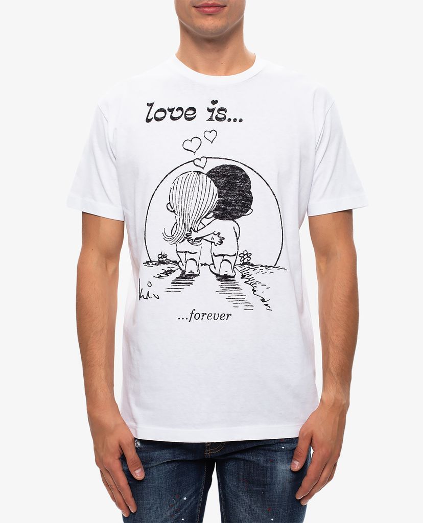 DSQUARED2 - Áo thun nam ngắn tay Love Is