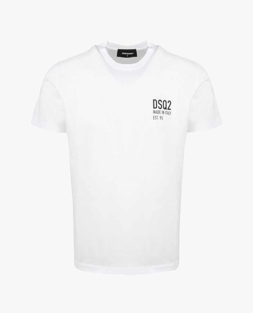 DSQUARED2 - Áo thun nam cổ tròn ngắn tay phom ôm thời trang