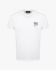 DSQUARED2 - Áo thun nam cổ tròn ngắn tay phom ôm thời trang