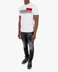 DSQUARED2 - Áo thun nam cổ tròn ngắn tay Red Flag