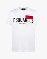 DSQUARED2 - Áo thun nam cổ tròn ngắn tay Red Flag