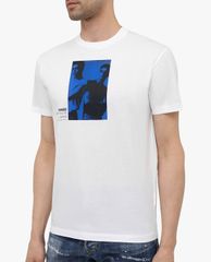 DSQUARED2 - Áo thun nam cổ tròn tay ngắn in hình trẻ trung