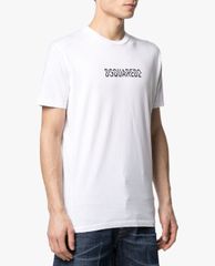 DSQUARED2 - Áo thun nam ngắn tay cổ tròn phối logo hiện đại