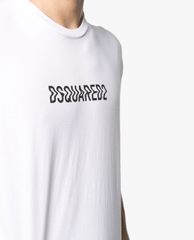 DSQUARED2 - Áo thun nam ngắn tay cổ tròn phối logo hiện đại