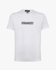 DSQUARED2 - Áo thun nam ngắn tay cổ tròn phối logo hiện đại