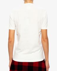 DSQUARED2 - Áo thun nữ ngắn tay cổ tròn phối hình in thời trang